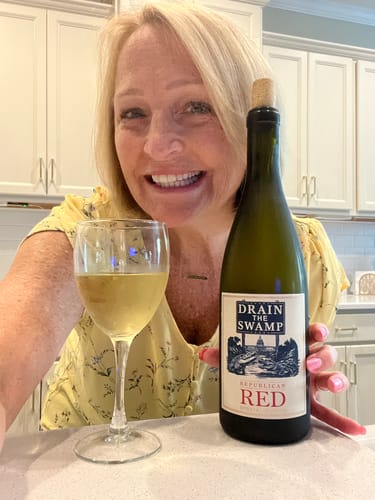 Customer photo review of 'Drain the Swamp' Chardonnay
