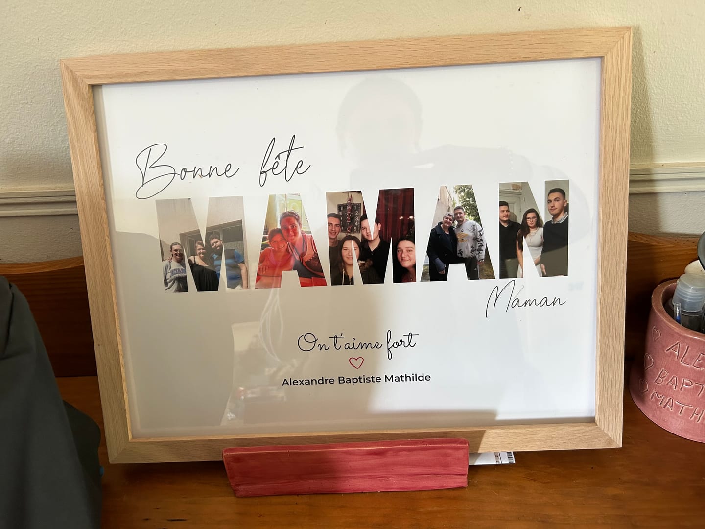 Customer photo review of Bonne fête Maman - Affiche Personnalisée