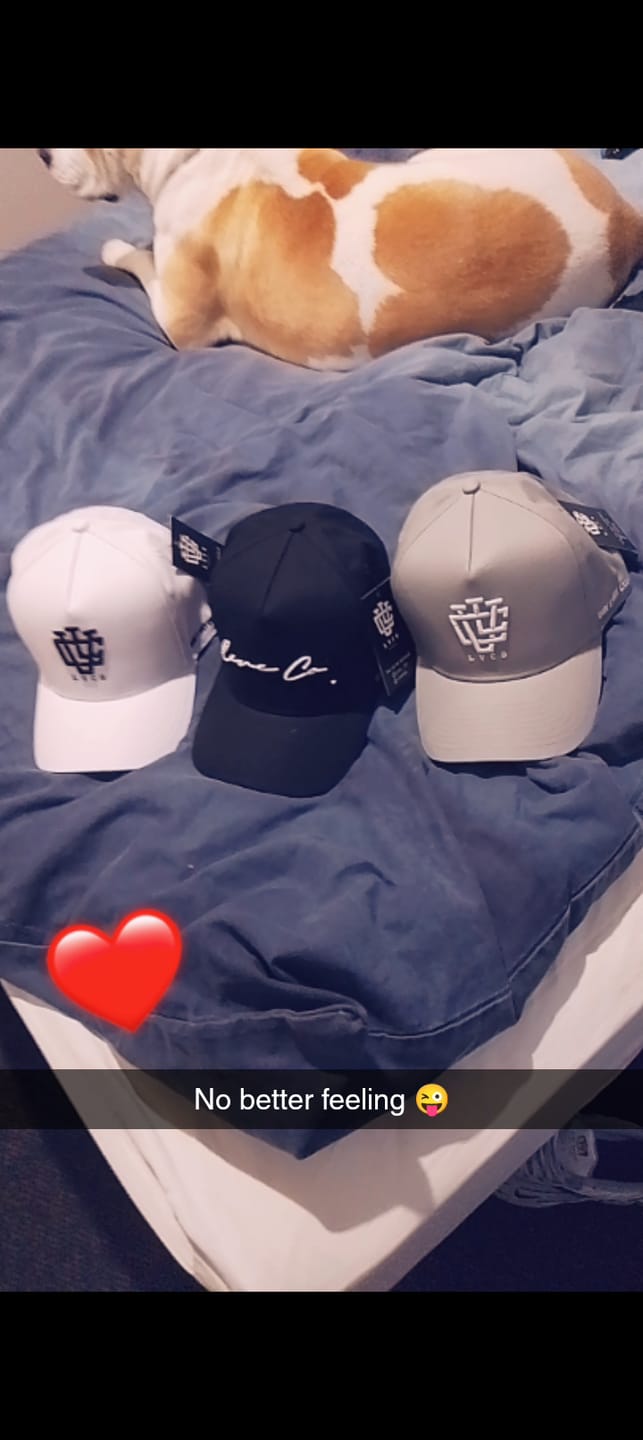 Customer photo review of LVCO "Grey" A-Frame LVCO Snapback