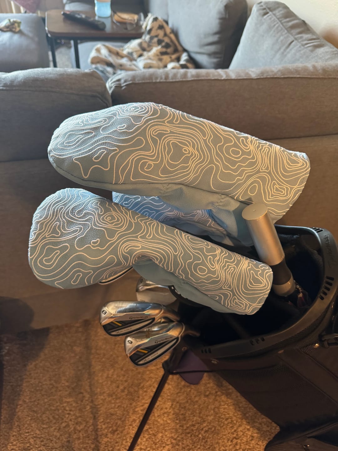 Customer photo review of Topographic Edition - Carolina Blue / Embroidered Pure White