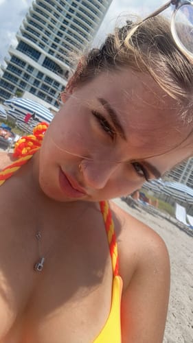 Customer photo review of Spiral Nose Ring (18 Gauge)