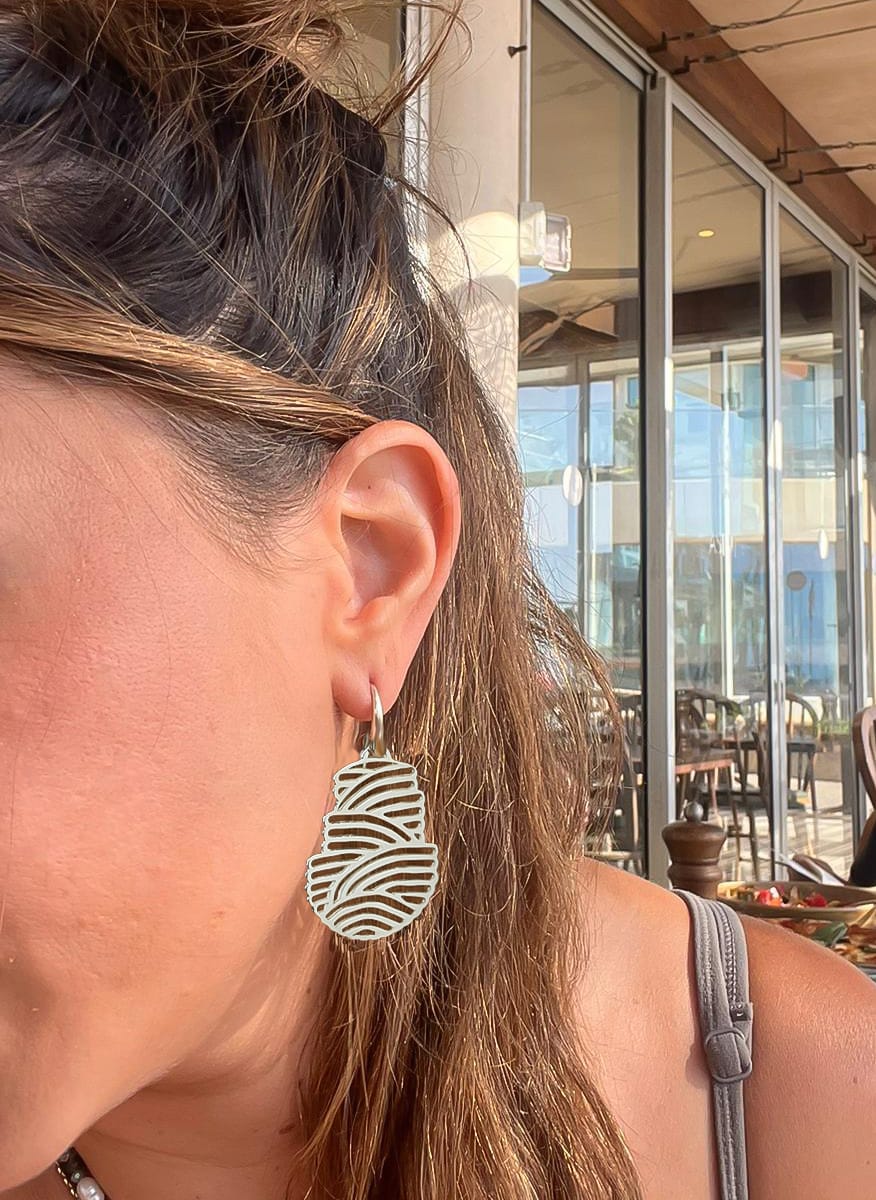 Customer photo review of Tattoo Sterling Silver earrings