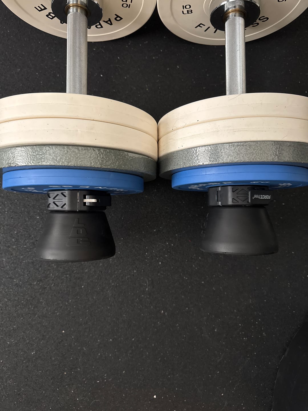 Customer photo review of Loadable Dumbbell Cushions