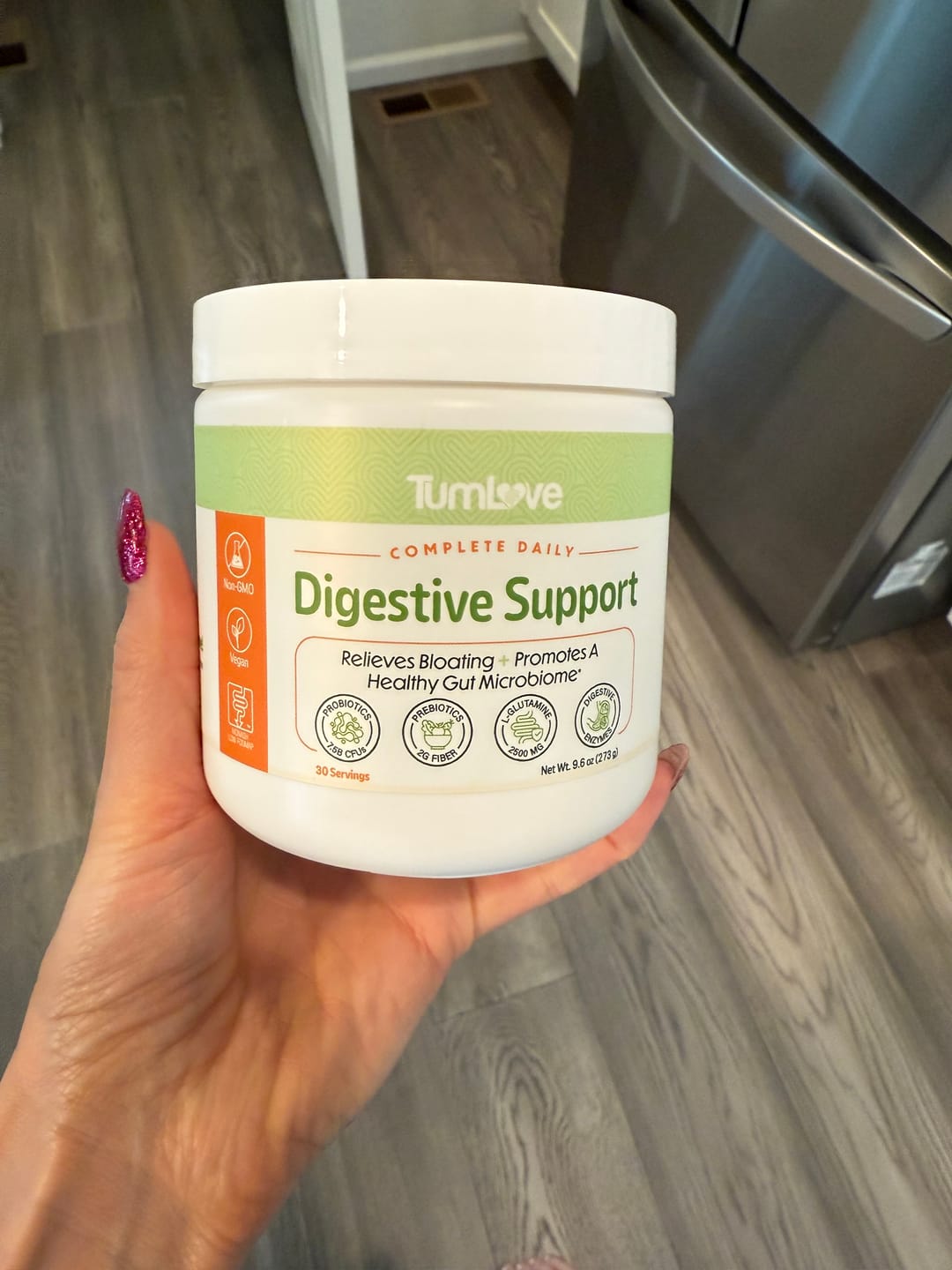 Customer photo review of Daily Digestive Support Powder