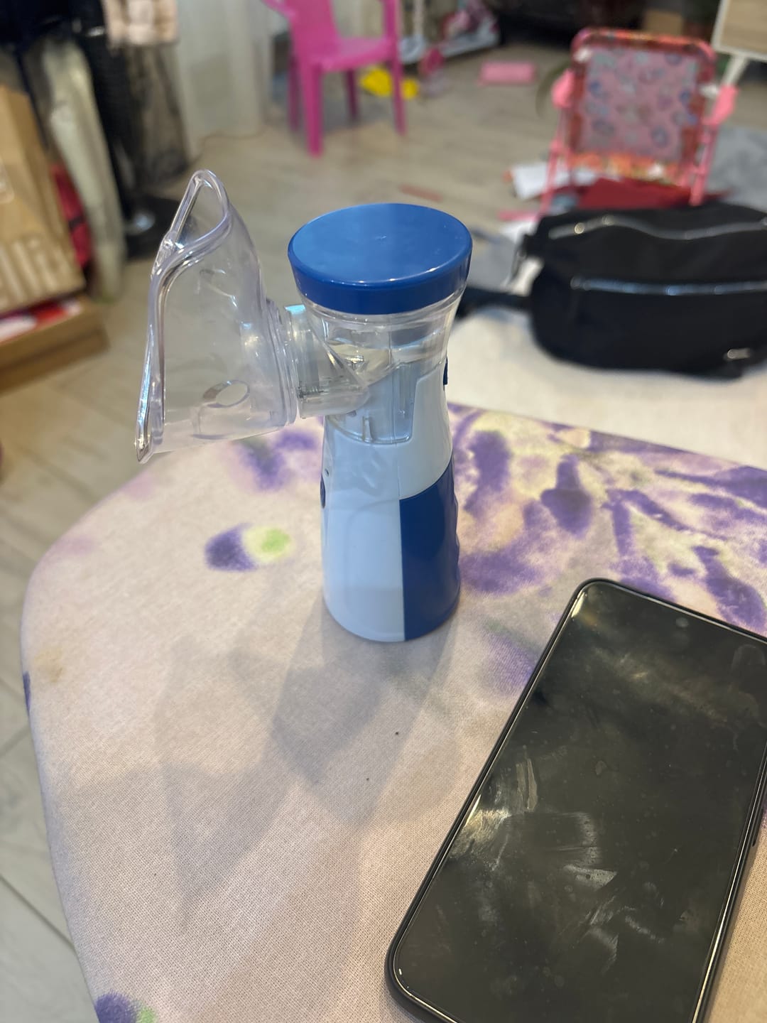 Customer photo review of Nebulizzatore Portatile Mesh | Silenzioso, Ricaricabile USB, Nebbia Ultra Fine, Maschere Incluse