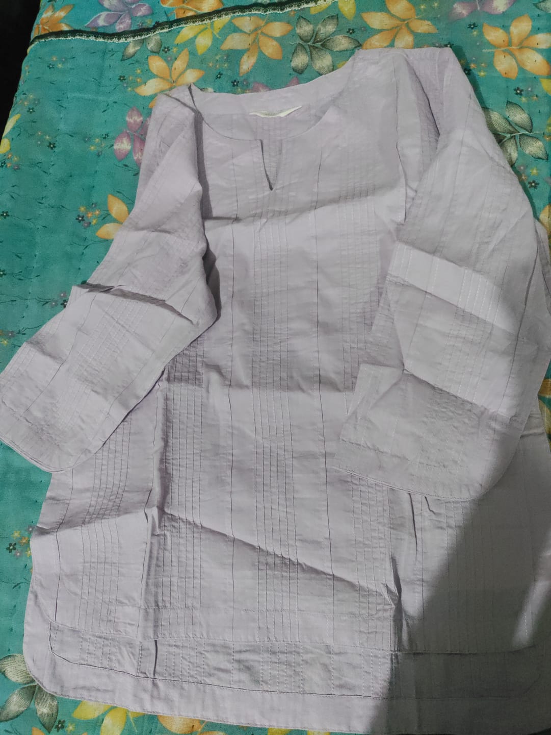 Customer photo review of Lilac Everyday Cotton Top