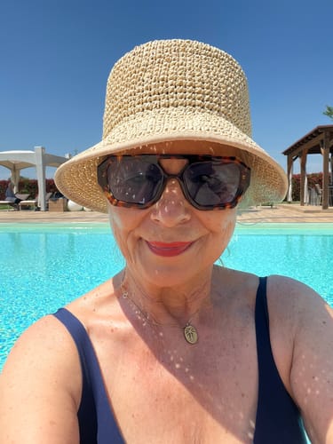 Customer photo review of Los Angeles - Tortoise / Blau