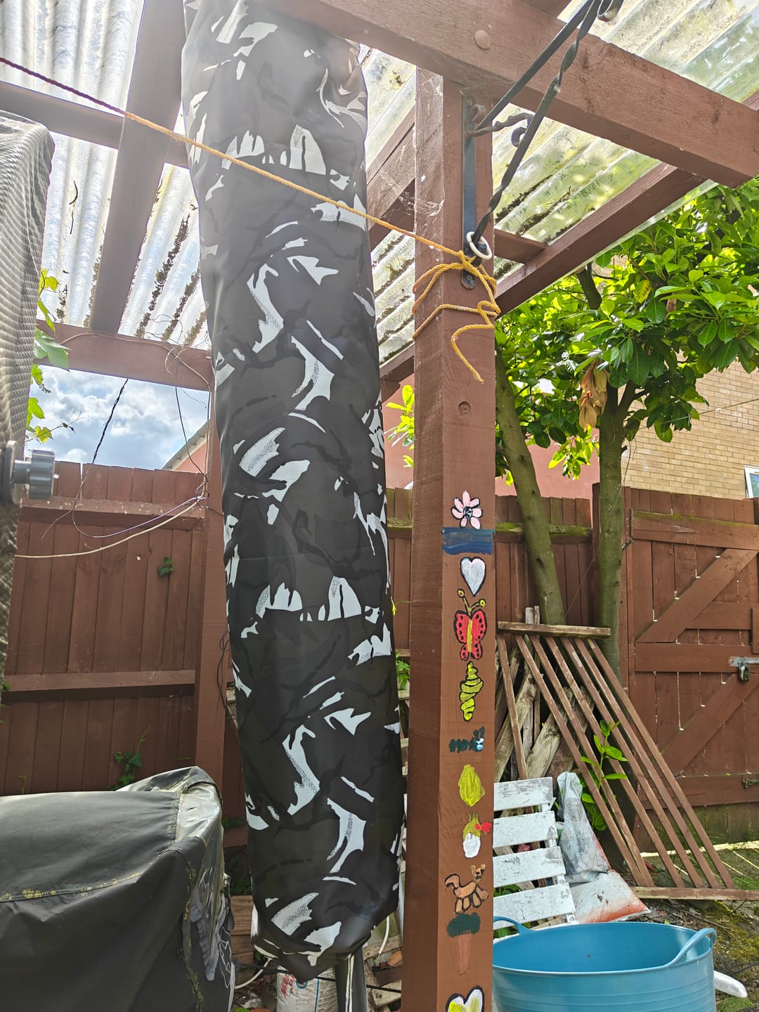 Customer photo review of Water Resistant Camouflage Ripstop Fabric