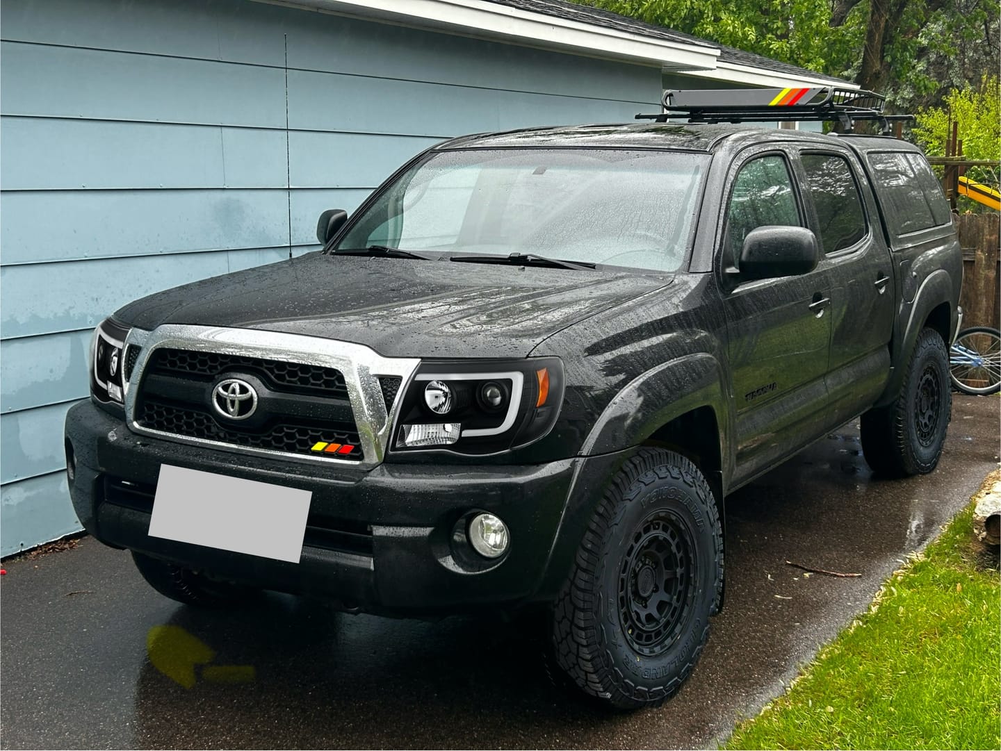 Customer photo review of TRI-COLOR TRD PRO GRILLE BADGE EMBLEM