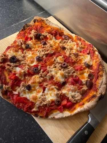 Customer photo review of Sourdough Pizza Bases