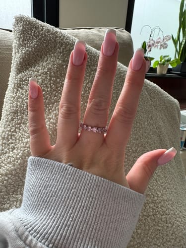 Customer photo review of PINK HEART CUT BAND.