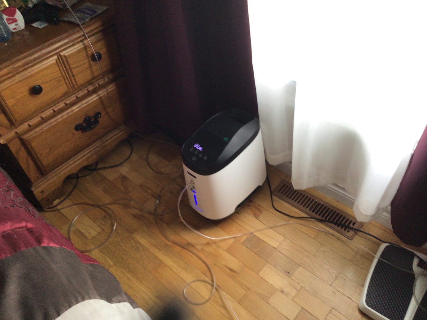 Customer photo review of VARON 1-8L/min Home Oxygen Concentrator VH-2 PRO