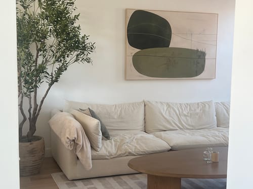 Customer photo review of Abstract Painting Canvas #AP067