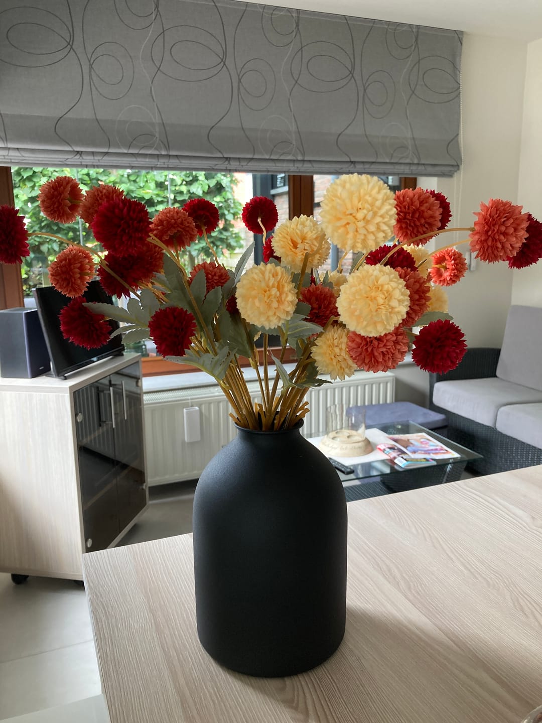 Customer photo review of Casa vaas - Mat zwart