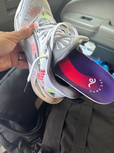 Customer photo review of Game Day Performance Insoles