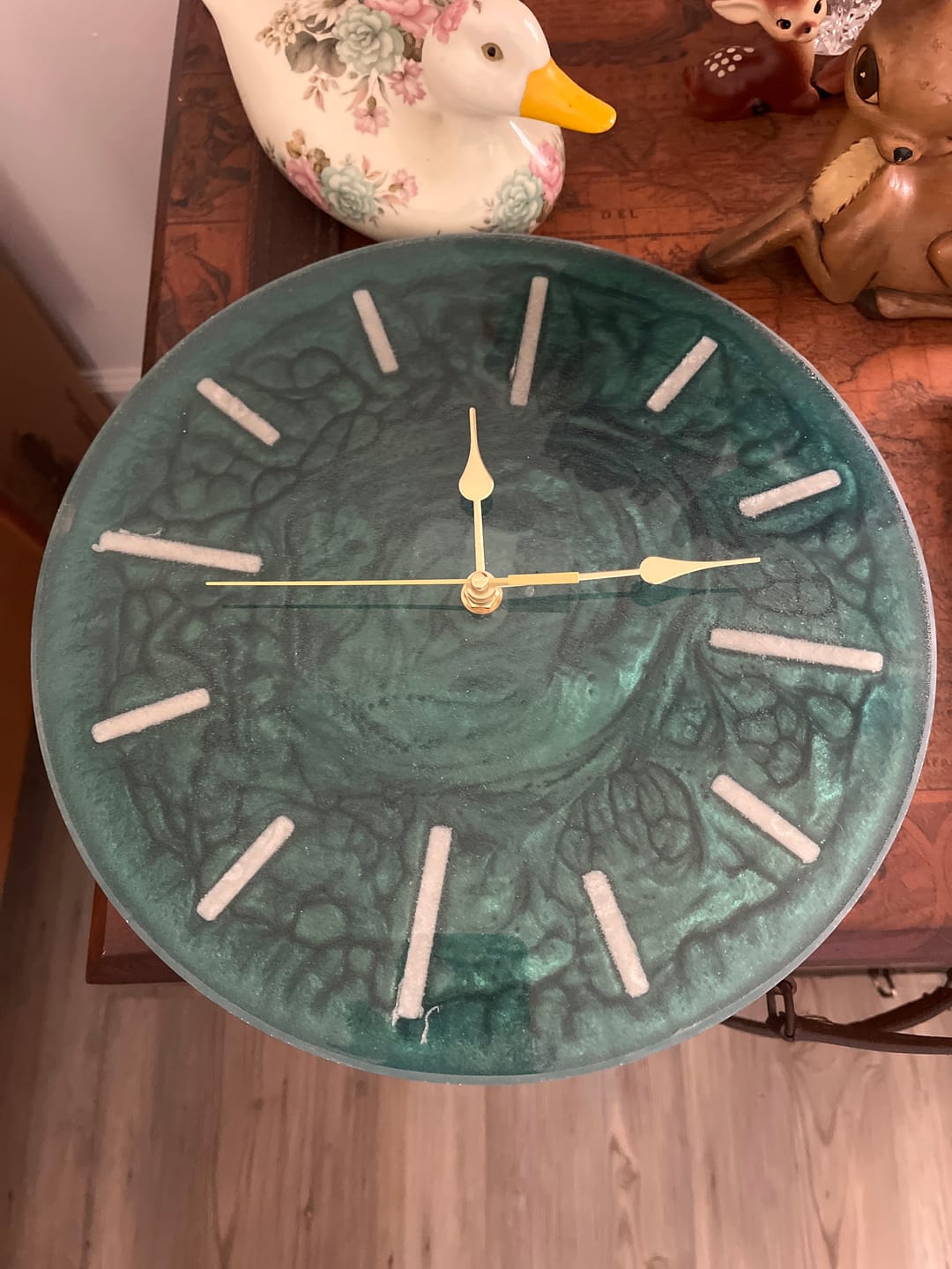 Customer photo review of 12x1" Deep Clock Silicone Mold For Epoxy Resin - 12" Clock Mold Style 1