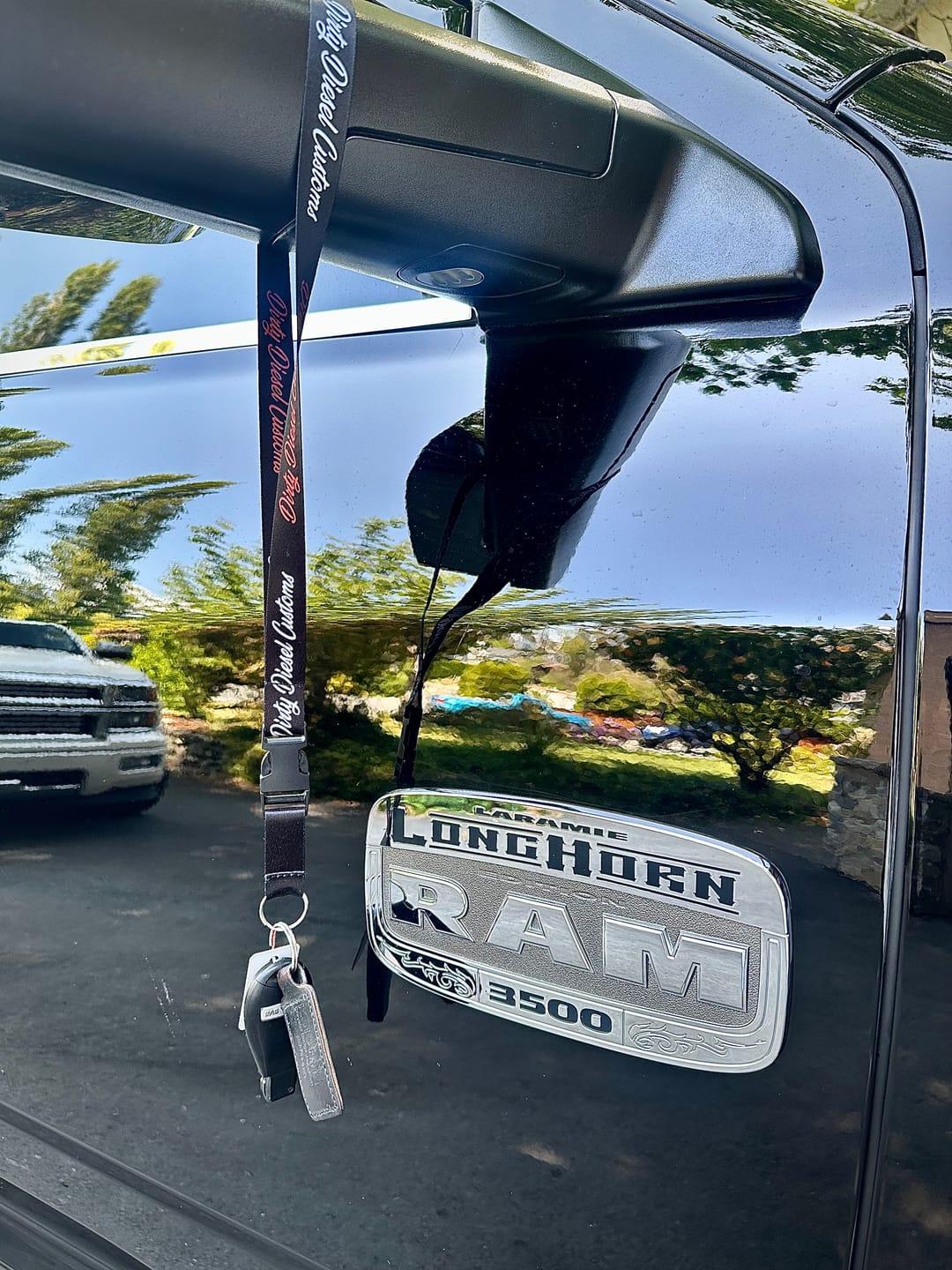 Customer photo review of Dirty Diesel Lanyards