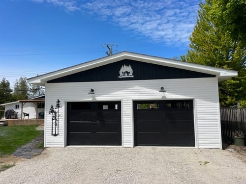 Customer photo review of Campfire Lake View - Metal Wall Art