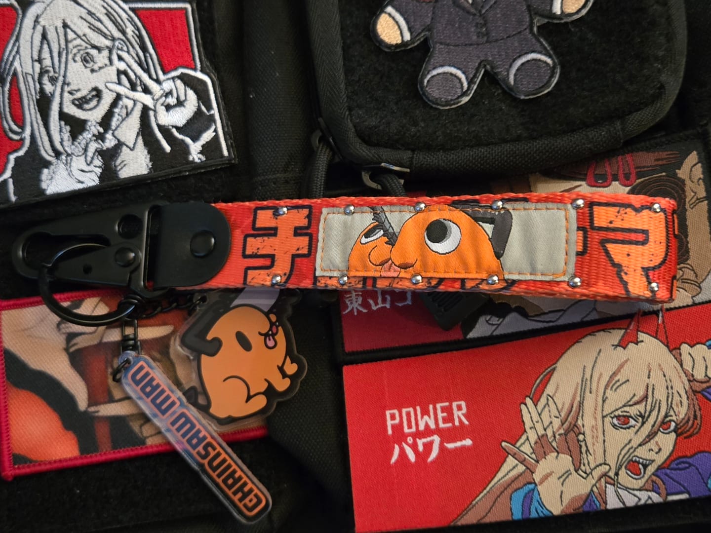 Customer photo review of Pochita Keystrap Bundle (Chainsaw Man)