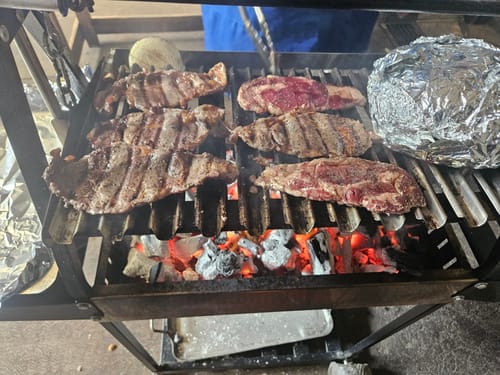 Reseña con foto de un cliente sobre Toreritas de Rib Eye