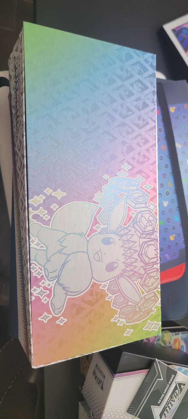 Customer photo review of Prismatic Evolutions Super-Premium Collection - SV: Prismatic Evolutions