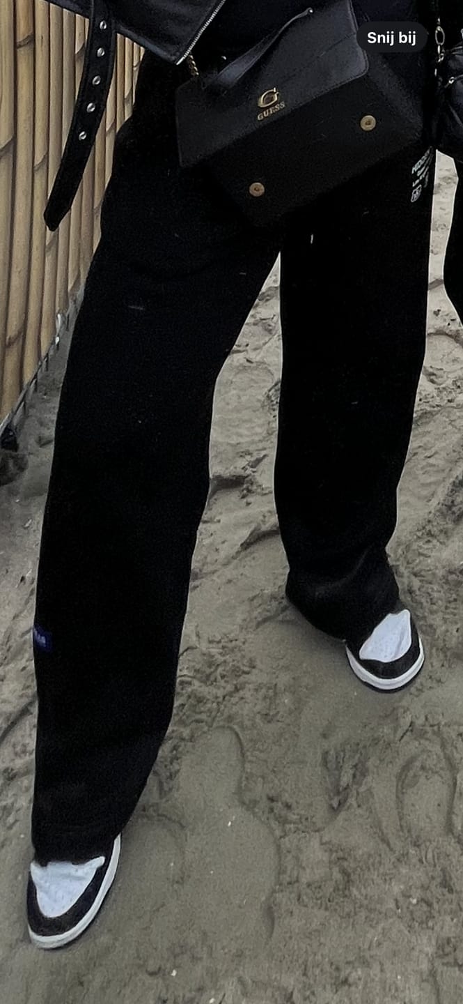 Avis client avec photo sur LABEL STRAIGHT LEG SWEATPANTS BLACK