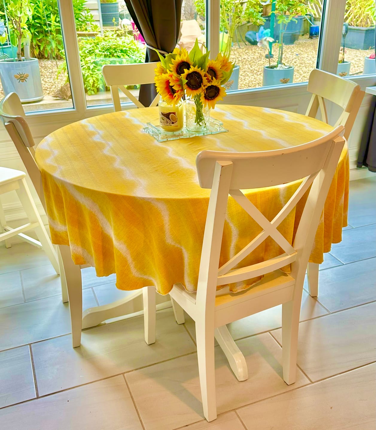 Customer photo review of 50p A Metre: Print & Plain Fabric Bundle