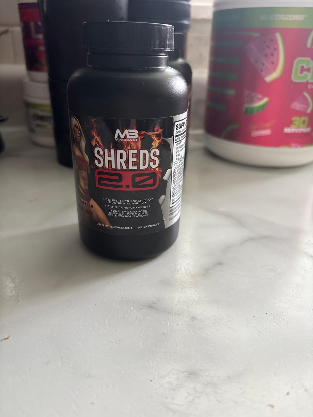 Customer photo review of Shreds 2.0 (Daytime Fat Burner)