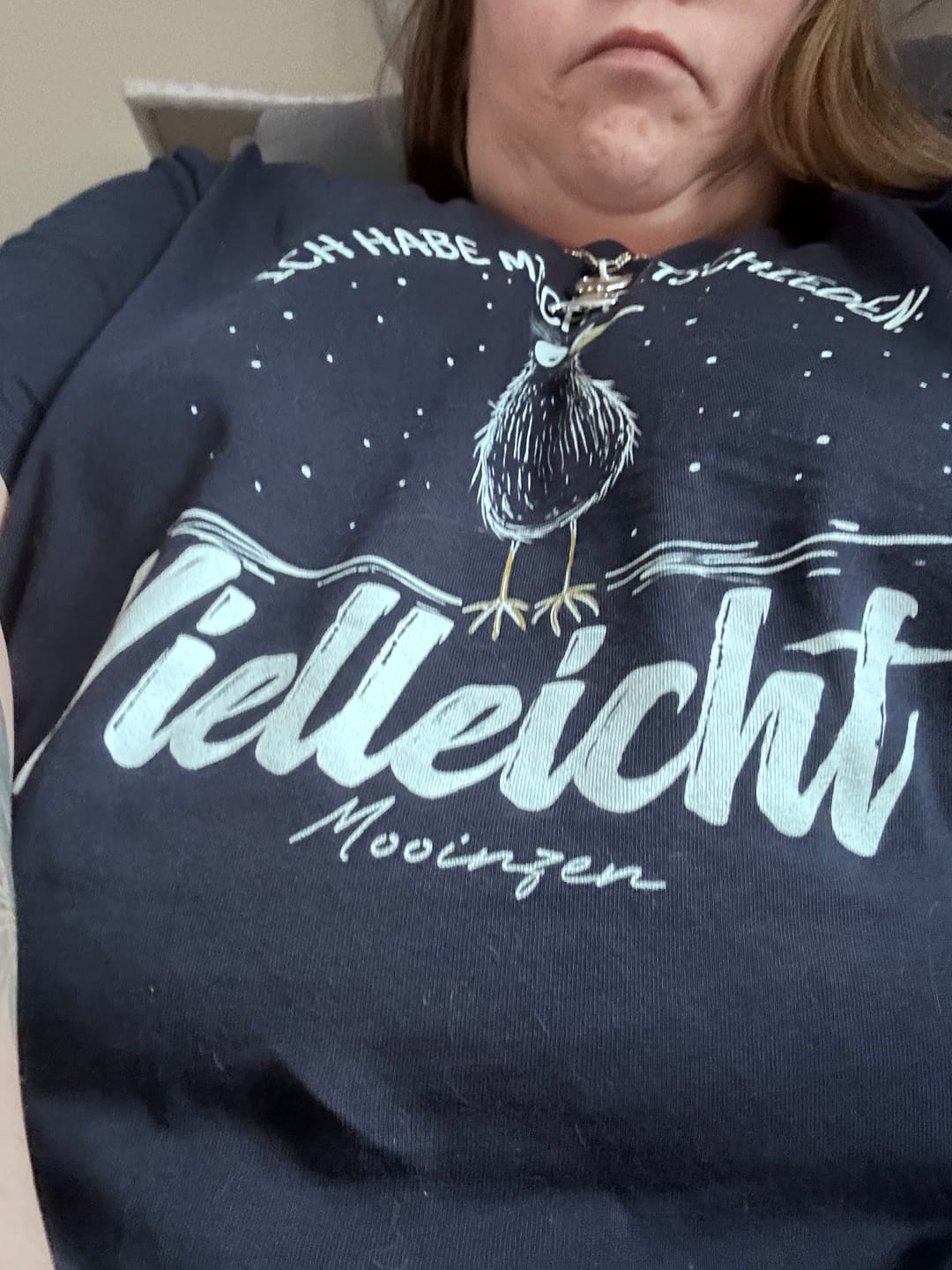 Customer photo review of Ich habe mich entschieden vielleicht  · Herren Premium Bio T-Shirt