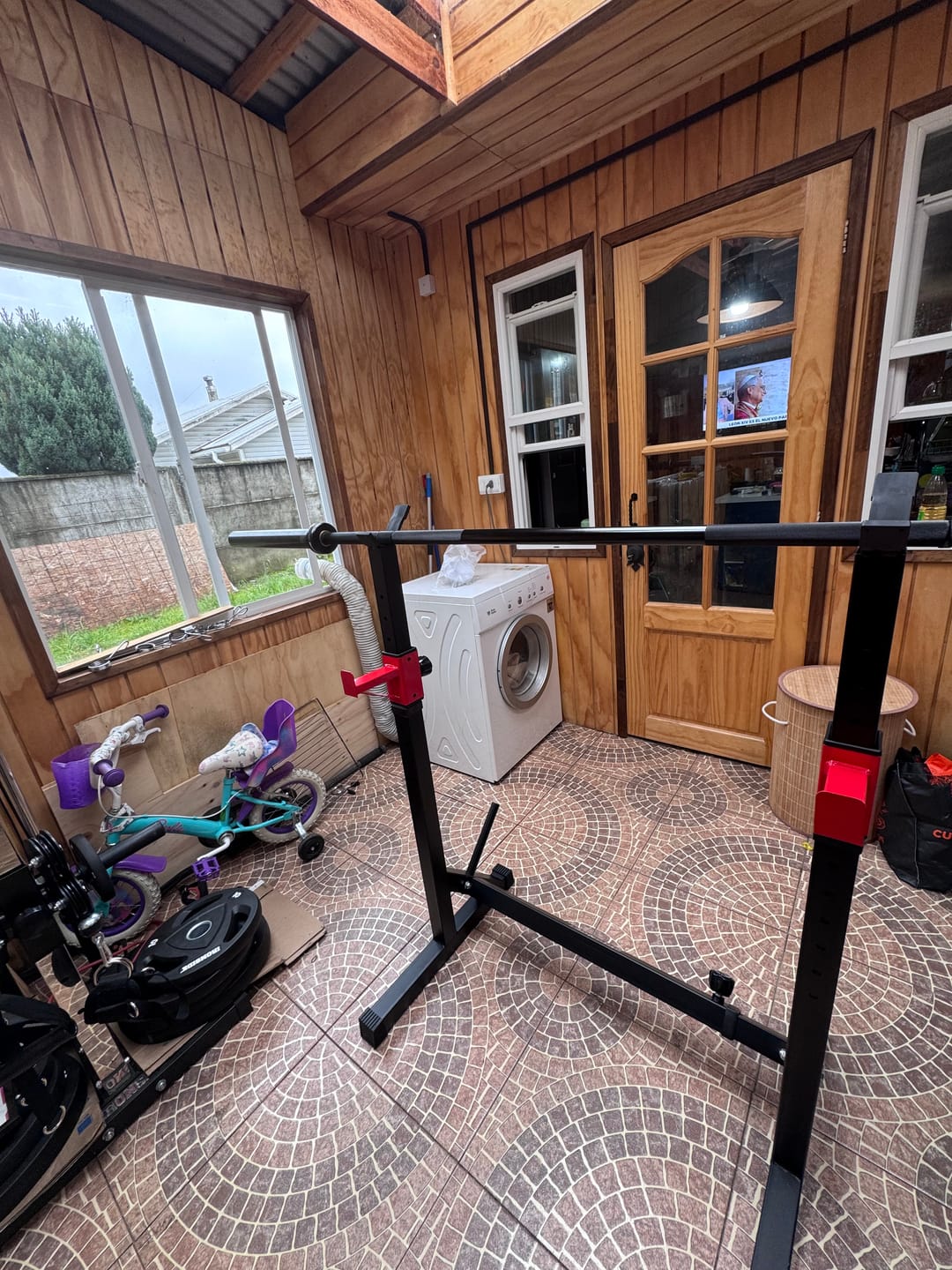 Customer photo review of Squat Rack IRONSIDE
