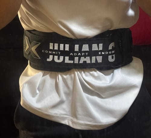 Customer photo review of Customized Strength Belt