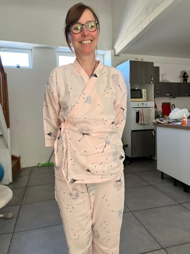 Customer photo review of Kimono Femme Pyjama