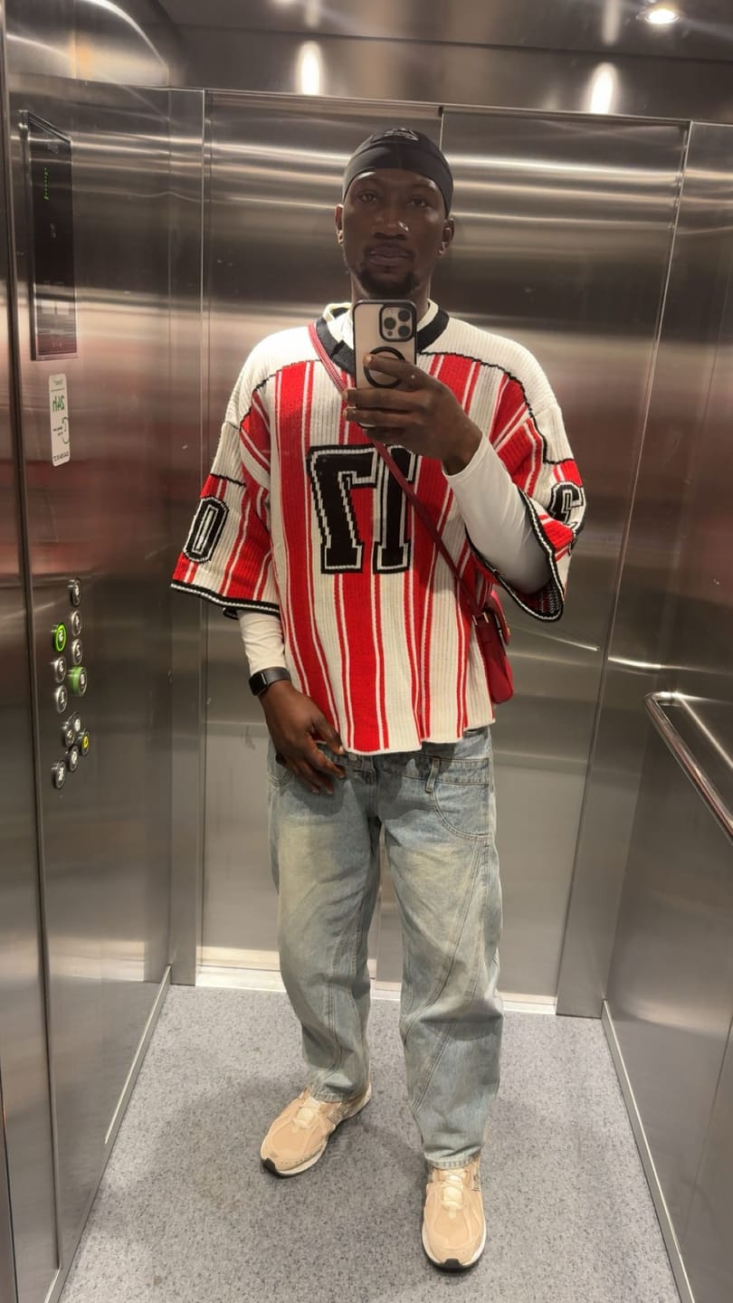 Customer photo review of Aelfric Eden 17 Stripe Football Knit