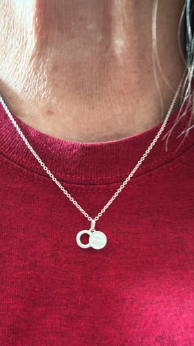 Customer photo review of The Empty Tomb Pendant Necklace