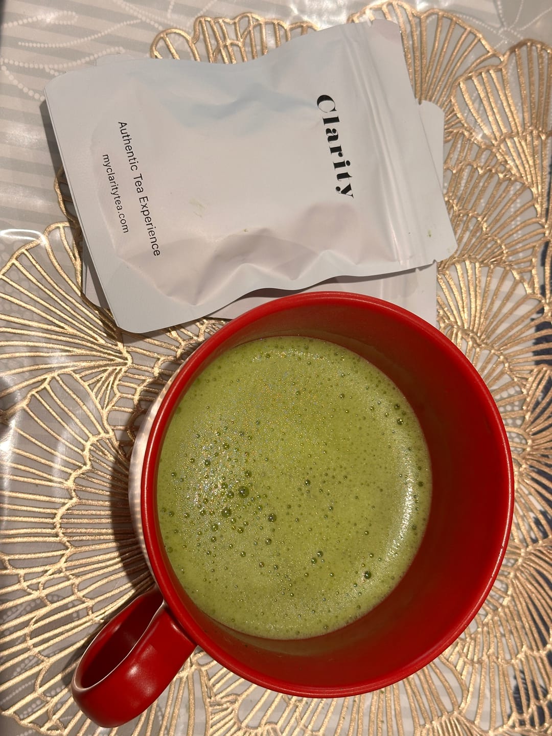 Customer photo review of Golden Ceremonial Matcha - Koicha