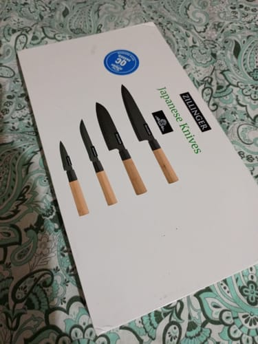 Customer photo review of 4 Piece Japanese Knives Set