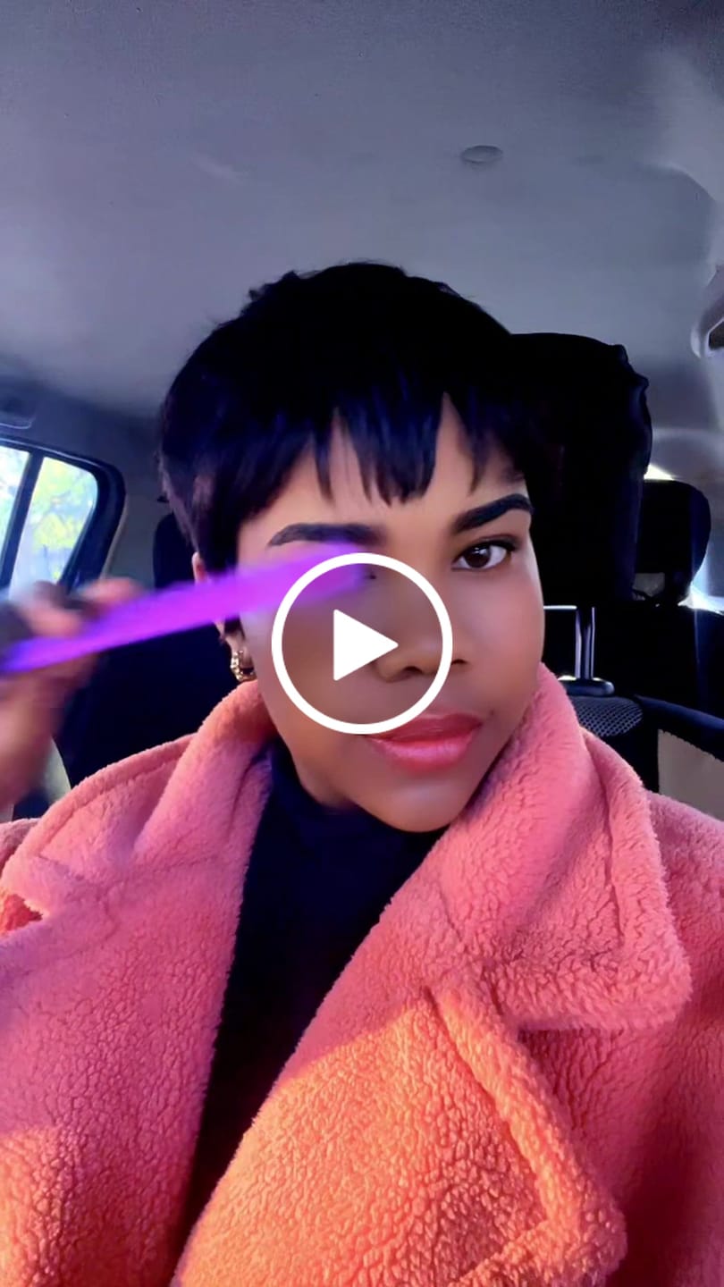 Customer video review of Chic Pixie Cut Wig - Trendy and Natural Human Hair