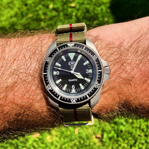 Customer photo review of Five Eye Nylon Watch Strap - Stripe