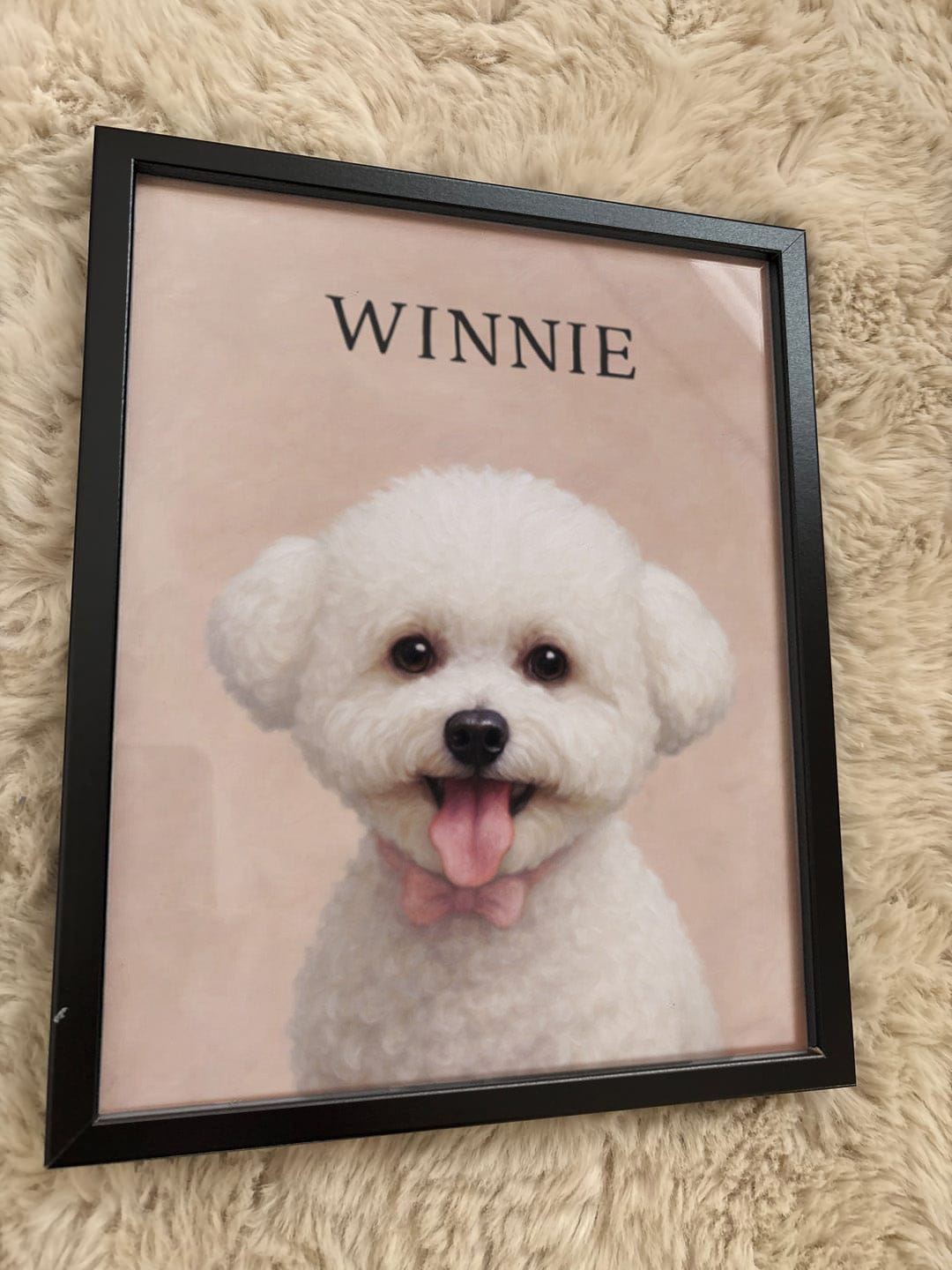 Customer photo review of Custom Pet Portrait - Painting Style - One Pet