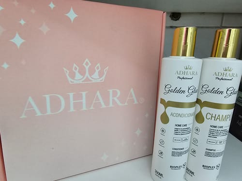 Customer photo review of Kit Shampoo + Acondicionador Golden Glow 300 ML