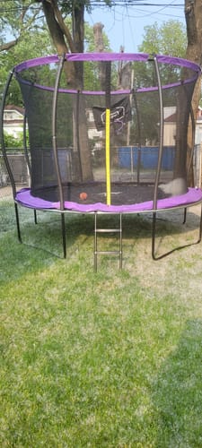 Customer photo review of Kangaroo Hoppers 10/12/14/15FT Trampoline for Kids & Adults