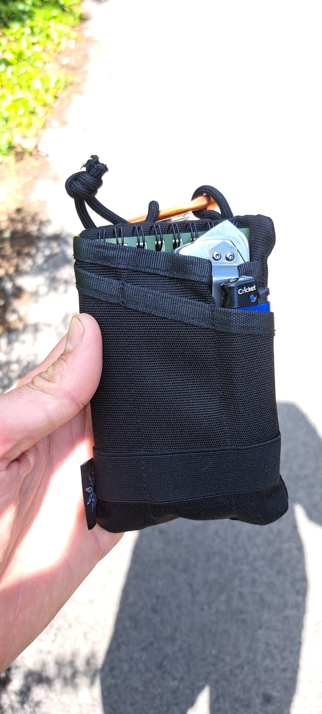 Customer photo review of Raven Forge Festival Pouch