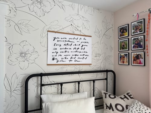 Customer photo review of Horizontal Poster "You were created"