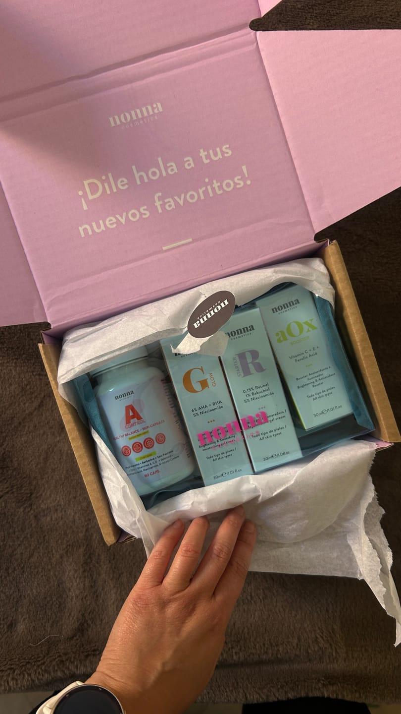Customer photo review of RUTINA AM&PM - GRANITOS + MARCAS + POROS + MANCHAS + ARRUGAS