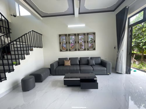 Customer photo review of Sofa văng da đẹp tựa gối êm ái HELENA