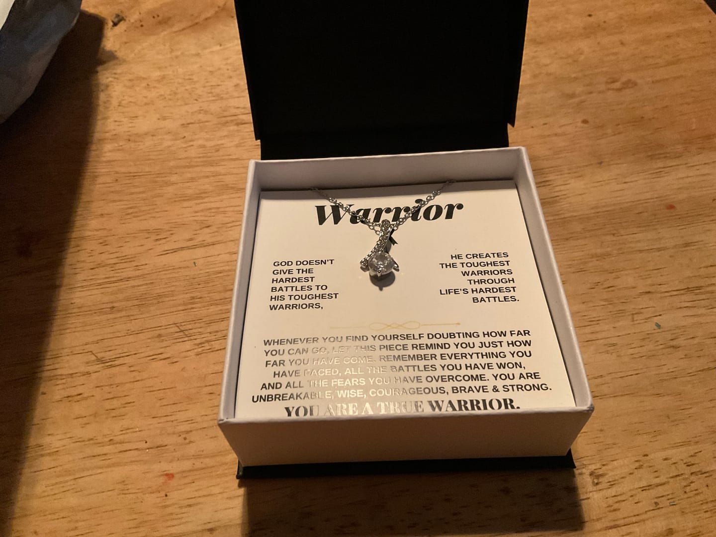 Customer photo review of Warrior - Beautiful Ribbon inspired Gift Set - SS248