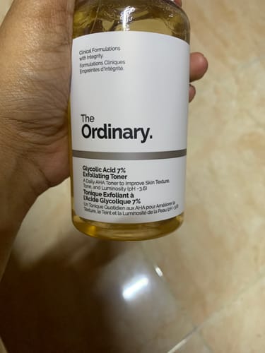 Customer photo review of تونر حمض الجليكوليك 7% من ذا اورديناري لتقشير وتفتيح البشرة
 - 240مل