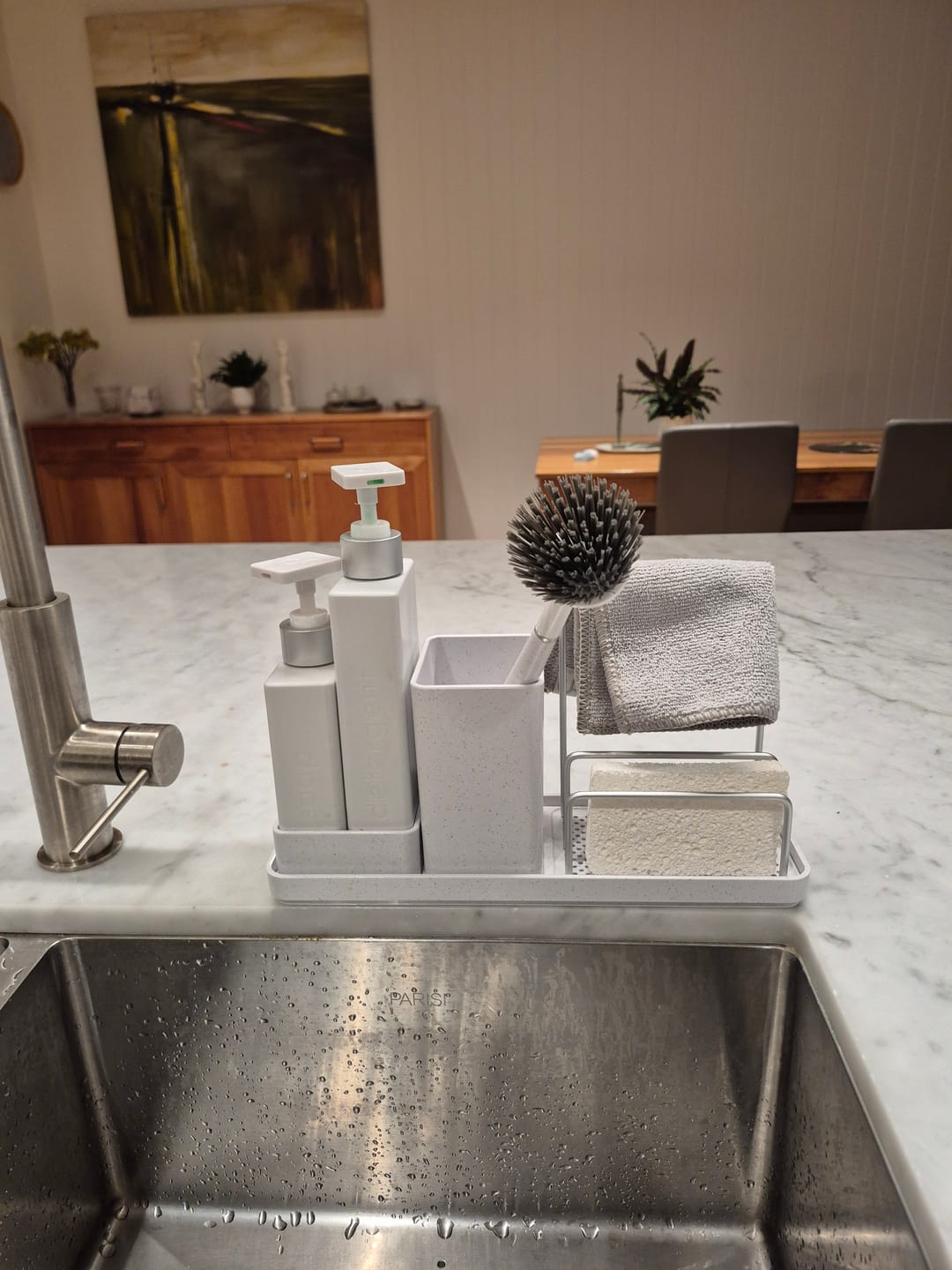 Customer photo review of Drip Deck - Premium Kitchen Sink Caddy
