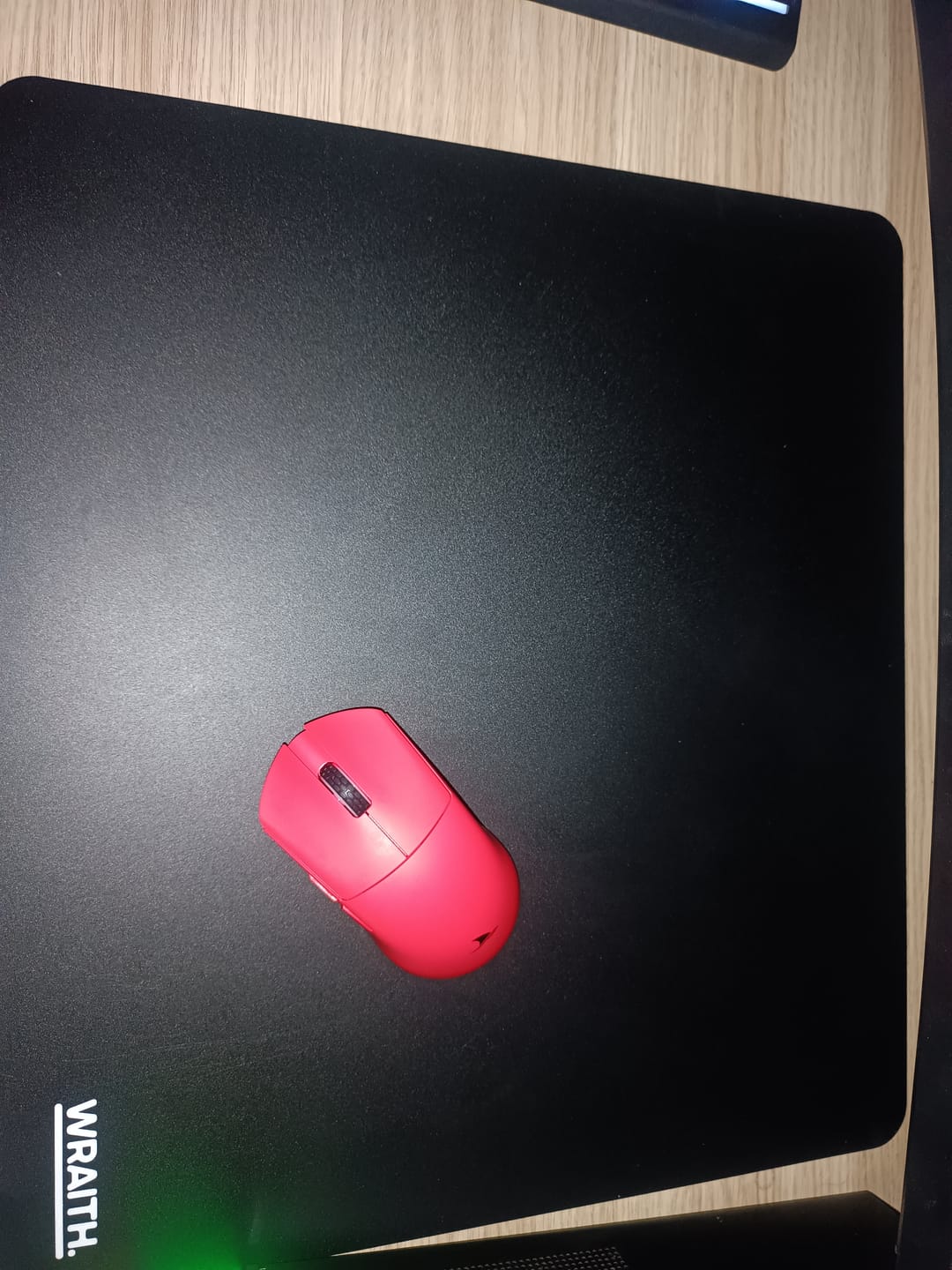 Customer photo review of Wraith Blade Y Hard Mousepad