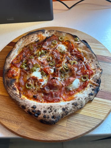 Customer photo review of Sourdough Pizza Bases